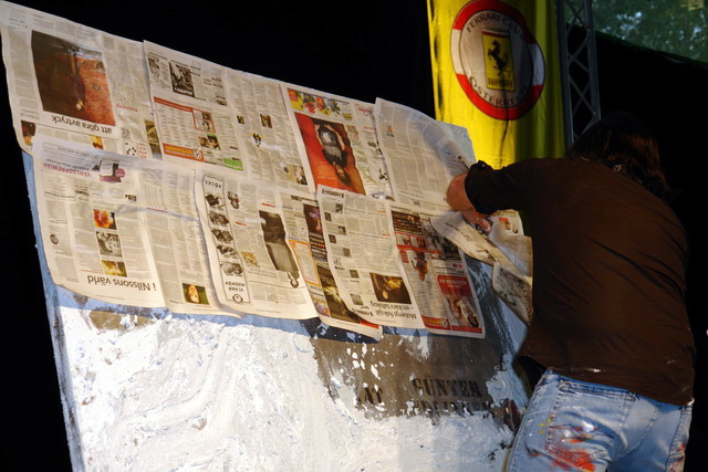 Live-Action-Painting mit Gnter Edlinger auf der CLASSIC EXPO 2007