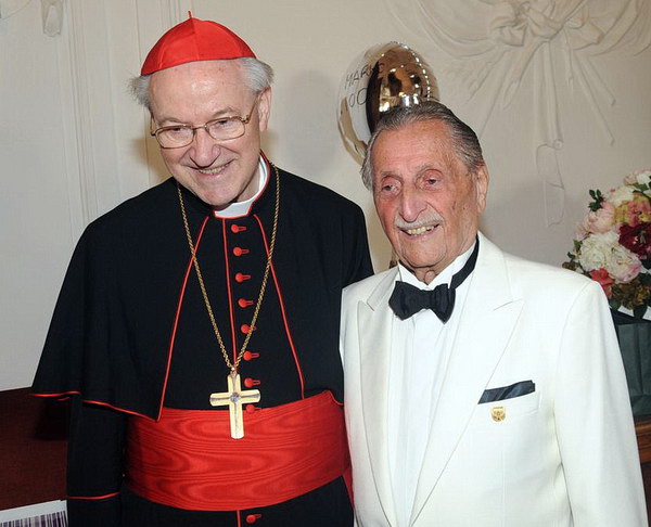 Erzbischof Alois Kothgasser und Marko Feingold. Fotos (2): Manfred Siebinger, Salzburg