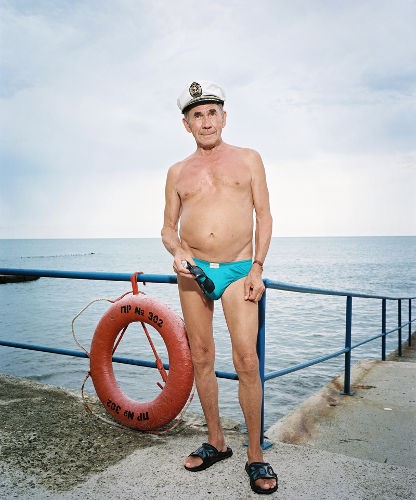Rob Hornstra - Mikhail Pavelivich Karabelnikov (77), Sochi, Russia, 2009  © Rob Hornstra / Flatland Gallery. From: An Atlas of War and Tourism  in the Caucasus (Aperture, 2013) 