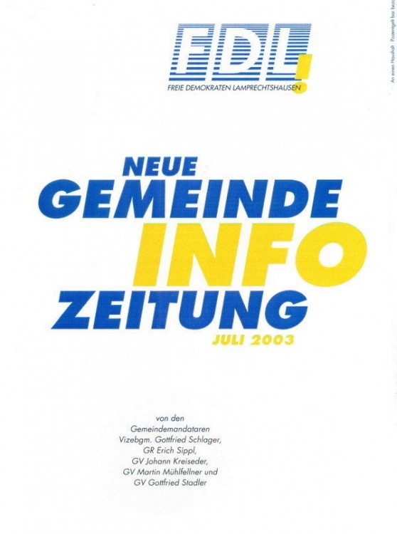Cover FDL Gemeindeinfo