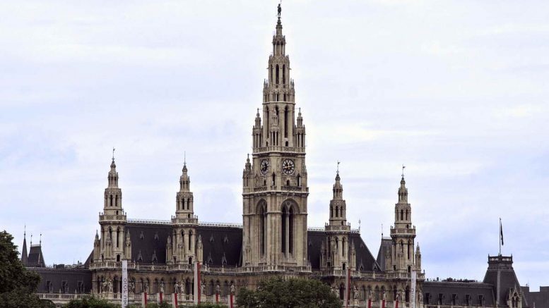 Das Wiener Rathaus.