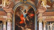 Altarbild mit dem Hl. Michael in der Pfarrkirche Salzburg-Gnigl von Jacob Zanussi | Foto: Karl Traintinger